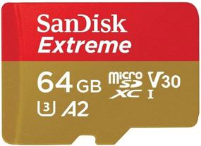 img 3 attached to 📷 SanDisk 64GB Micro SDXC Extreme Memory Card (2-Pack) SDSQXA2-064G-GN6MN совместимость с чёрной/серебряной/белой моделями GoPro Hero 7 - пакет УHS-1 U3 A2 + считыватель карт памяти Micro от Everything But Stromboli.