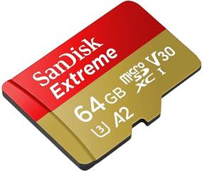 img 2 attached to 📷 SanDisk 64GB Micro SDXC Extreme Memory Card (2-Pack) SDSQXA2-064G-GN6MN совместимость с чёрной/серебряной/белой моделями GoPro Hero 7 - пакет УHS-1 U3 A2 + считыватель карт памяти Micro от Everything But Stromboli.