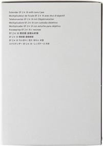 img 1 attached to 📸 Canon EF 2.0X III Telephoto Extender - Enhancing Canon Super Telephoto Lens Capability