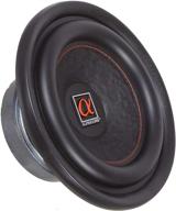 🚗 alphasonik hsw208 hyper 200 series: powerful 8" car subwoofer with 600 watts rms and high grade magnet logo