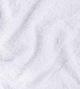 img 2 attached to 🛁 Soft & Quick Dry: 36 PCS New White 20X40 Cotton Blend Economy Bath Towels - Premium Quality, Bulk Value (3 Dozen)