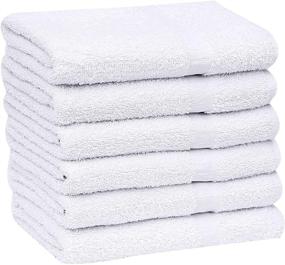 img 3 attached to 🛁 Soft & Quick Dry: 36 PCS New White 20X40 Cotton Blend Economy Bath Towels - Premium Quality, Bulk Value (3 Dozen)