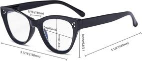 img 1 attached to 👓 Eyekepper 4-Pack Oversized Cateye Reading Glasses for Women - Stylish Readers for Better Comfort and Vision