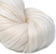 роскошная мягкая пряжа living dreams yarn elegance: супер толстая мериновая шелк для вязания спицами и крючком - идеально для уютных толстых вязаных изделий! (айвори) логотип