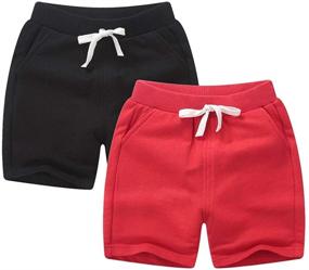 img 4 attached to PTPuke Toddler Cotton Comfort Jogger Apparel & Accessories Baby Girls