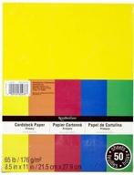 recollections cardstock paper, 8.5x11 primary colors - pack of 50 sheets logo