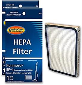 img 1 attached to 🔧 Upgrade Your Kenmore EF-1 Progressive Vacuum with EnviroCare Replacement HEPA Filters – Get 2 High-Quality Filters!