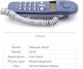 img 1 attached to 📞 Chino-E C019 Telecom Check Telephone Line Tester with Dedicated Check Line Survey Line Machine and Alligator Clip Set Equipment