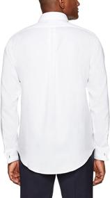 img 1 attached to 👔 Non Iron Classic French Spread Collar Shirt with Buttoned Design