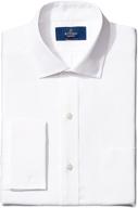 👔 non iron classic french spread collar shirt with buttoned design logo