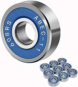 img 3 attached to 🛹 BESIY ABEC-11 608 RS Bearings: High-Performance for Skateboards, Longboards, Inline Skates, and More! Pack of 8