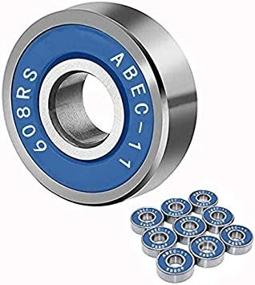 img 2 attached to 🛹 BESIY ABEC-11 608 RS Bearings: High-Performance for Skateboards, Longboards, Inline Skates, and More! Pack of 8