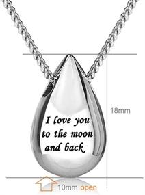 img 3 attached to JMQJewelry Cremation Necklace Keepsake Memorial