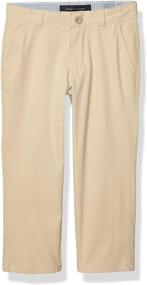 img 4 attached to Tommy Hilfiger Performance Breathable Uniform Boys' Clothing via Pants