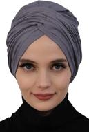 instant turban cotton scarves: lightweight women's accessories for scarves & wraps logo