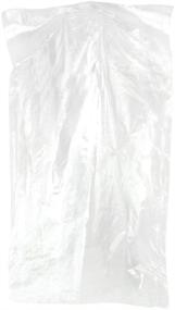 img 4 attached to Fengheshun Pack of 100 Garment Bags: Transparent Suit Dust Covers, Dress and Gown Storage - Waterproof & Dustproof (60×90cm)