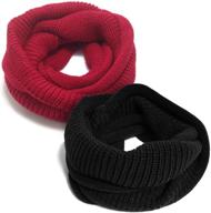 jellytree fashion knitted toddler infinity girls' accessories for cold weather logo