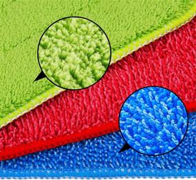 img 3 attached to 🧼 High-Quality Microfiber Cleaning Pads for Reveal Mops | Pack of 6 | Fits 16-18 inch Mops | Washable & Reusable | 16.5 x 5.5 inch