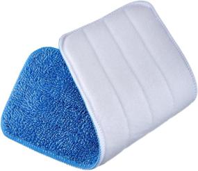 img 1 attached to 🧼 High-Quality Microfiber Cleaning Pads for Reveal Mops | Pack of 6 | Fits 16-18 inch Mops | Washable & Reusable | 16.5 x 5.5 inch