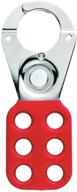 steel lockout safety jaw hasp logo