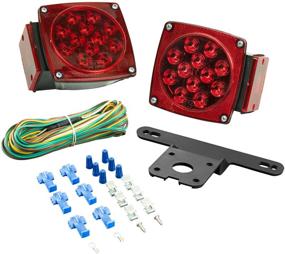 img 4 attached to 🚦 Red Submersible Trailer Light Kit - Blazer International LT543 (For Trailers Under 80-&#34; Wide)