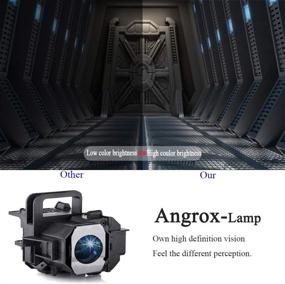 img 1 attached to 💡 Angrox Epson ELPLP49 Bulb Lamp for PowerLite Home Cinema 8350 8345 8500UB 8700UB 8100 6100 6500UB 7100 7500UB Replacement Projector Lamp - V13H010L49
