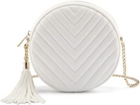img 4 attached to CHIC DIARY Crossbody Quilted Shoulder Women's Handbags & Wallets