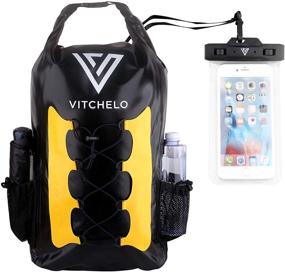 img 4 attached to 🎒 Vitchelo 30L Waterproof Dry Bag Backpack - Ultimate Floating Storage for Travel, Hiking, Boating, Kayaking, Camping & Beach - Includes Waterproof Phone Case - Lightweight & Tear-Free - Lifetime Kayak Bag