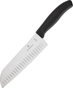 img 3 attached to Окончательный набор ножей Santoku от Victorinox: Сантоку 7,5 дюйма + Швейцарский поворотный овощечистка для точности и эффективности!