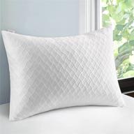 🌙 premium lute memory foam pillow queen - adjustable shredded loft, washable bamboo cover - includes extra foam fill logo