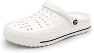 👟 amoji garden clogs shoes black women: comfortable slip-ons for your outdoor activities logo