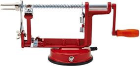 img 2 attached to 🍎 Farberware Apple Peeler, Slicer and Corer: Small, Red - Efficient Kitchen Tool for Easy Apple Preparation