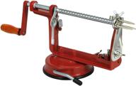 🍎 farberware apple peeler, slicer and corer: small, red - efficient kitchen tool for easy apple preparation logo