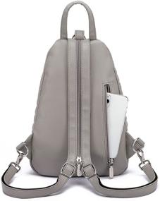 img 2 attached to 🎒 Stylish Leather Backpack Shoulder Satchel - Women's Handbags & Wallets for Fashionable Satchels