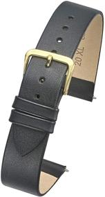 img 4 attached to 👨 Authentic Slim Leather Watch Strap