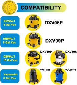 img 3 attached to 🔍 SpaceTent 6 Pack DEWALT DXVA19-4101 Высокоэффективные сменные фильтр-мешки для пылесосов DEWALT 6-10 галлонов - Часть № DEWALT DXVA19-4101 & Vacmaster VHBM: Ультимативные фильтр-мешки для оптимальной эффективности уборки.