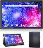 📱 cwowdefu android 10 tablet - 10.1 inch with 3gb ram, 32gb storage, wi-fi, dual speakers, dual cameras, voice control & google assistant - black logo