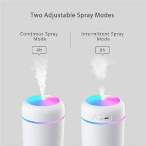 img 3 attached to 🏡 Compact and Silent Cool Mist Humidifier with LED Night Light- Ideal for Home, Office, and Nursery