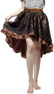 👗 юбка samtree women's vintage victorian hi-lo lace: элегантная готическая стимпанк мода логотип