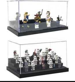 img 1 attached to Дисплей Minifigure Acrylic Figures Dustproof
