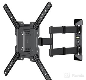 img 5 attached to Full Motion TV Wall Mount, Swivel Articulating Arms for 26-55 Inch TVs, Perfect Center Design, VESA 400x400mm and 77 lbs Capacity - Mounting Dream MD2413-MX