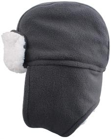 img 3 attached to 🧥 Stay Warm and Stylish with Pesaat Trapper Winter Toddler Earflap Boys' Accessories