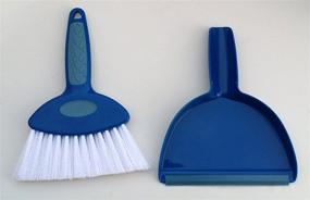 img 2 attached to Blue Hefty Durable Small Broom with Snap-on Dust Pan (1): Efficient Cleaning Tool for Easy Tidying