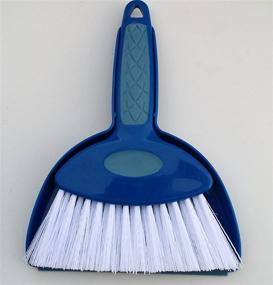 img 1 attached to Blue Hefty Durable Small Broom with Snap-on Dust Pan (1): Efficient Cleaning Tool for Easy Tidying