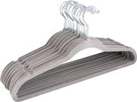 sleek velvet hangers non slip hanger storage & organization logo