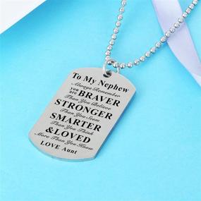 img 3 attached to Inspirational Jewelry Pendant Necklace Remember