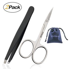 img 4 attached to Tweezers Scissors 1Pc Stainless Professional Tweezer Facial