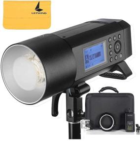 img 4 attached to 💡 Godox AD400Pro Witstro All-in-One Outdoor Flash 400ws High Power, Fast Recycle Time, Extended Continuous Flashes, Adjustable 30W LED Modeling Lamp, 380 Full Power Pops, Consistent Color Temperature