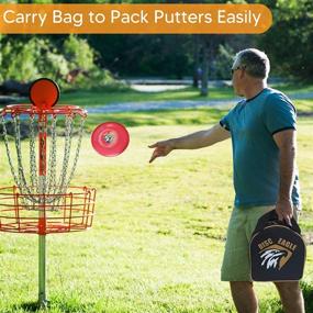 img 2 attached to 🥏 Ultimate Disc Golf Set: 6 Discs with Distance Driver, Mid Range and Putter - Perfect Starter Pack for Beginners, with Handy Travel Carry Bag