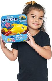 img 1 attached to 🦈 Baby Shark Sing and Swim Bath Toy Set of 3